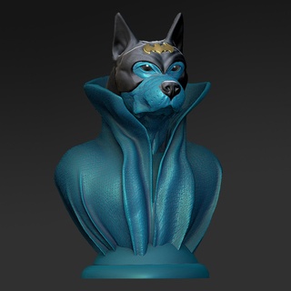 bat-dog-fantasy-bulldog-cape 3d print model - Mito3D