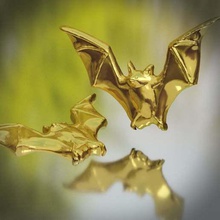 bat brooche jóias de estanho carcaça brosche broche morcego emblema 3d print model - Mito3D