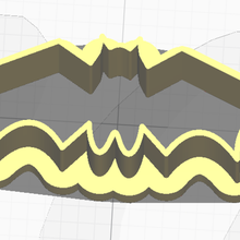 bat cutter fondant cookies bakery 3d print model - Mito3D