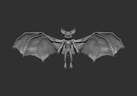 bat gremlin 3d print model - Mito3D