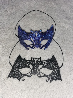 pipistrello pizzo maschera Halloween cosplay Accessori vampiro 3d print model - Mito3D