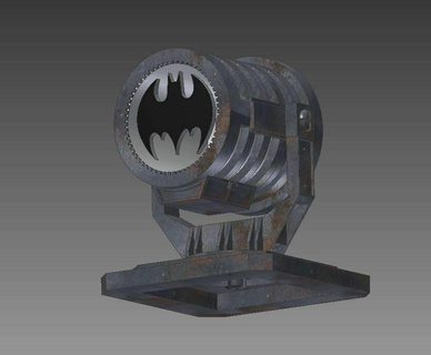 Schläger Signal Batman Symbol Batsignal Modelle 3d print model - Mito3D