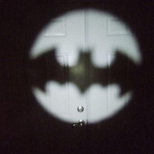 chauve souris signal lampe poche batman logo Halloween DIY 3d print model - Mito3D