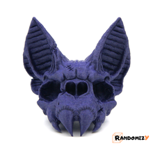 pipistrello cranio arte testa Halloween vacanza orrore spaventoso vampiro decorazione arredamento creatura giocattolo collezione scultura randomizy 3d 3d print model - Mito3D
