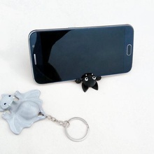 bat smarphone dur çeşitli aksesuar kartı kartları cep telefonu Cadılar Bayramı tutun tutucu anahtar zinciri telefon aksesuarları smartphon destek 3d print model - Mito3D