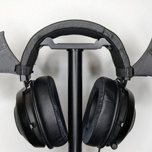 bat wings cosplay headset headphone accessories 3d print model - Mito3D