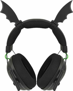 bat wings headphone halloween devil cosplay accessories gaming 3d print model - Mito3D