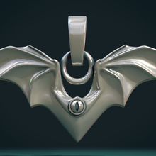 bat wings pendant 3d print model - Mito3D