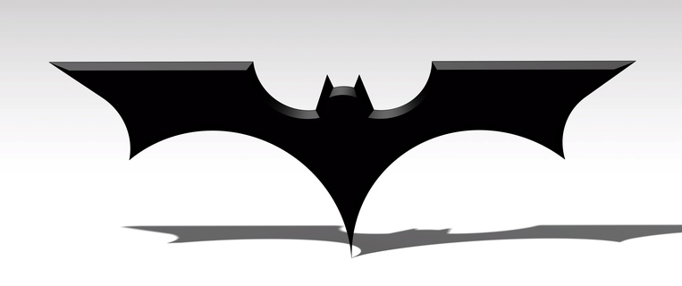 Batarang Batman Waffe stl Design Spielzeug 3d print model - Mito3D