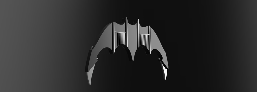 batarang destello 2023 batman Keaton Miguel 3d print model - Mito3D