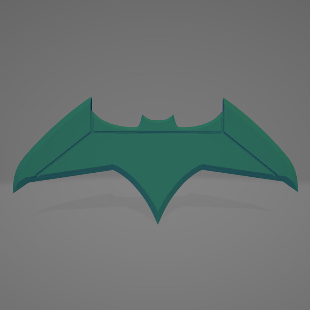 batarang Batman Bruce Wayne giustizia lega vigile dc dceu super eroe zack snyder 3D print model - Mito3D