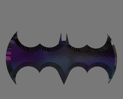 batarang batman cosplay impressão colocar brinquedo 3d print model - Mito3D