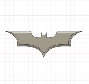 batarang 3d print model - Mito3D
