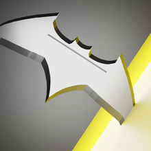 Batarang oyun batman karanlık Sanat oyuncak gece süper kahraman dc 3d print model - Mito3D