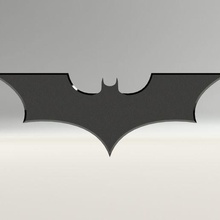 Batarang oyun batman dc çizgi roman Süpermen video oyunları oyunlar joker 3d print model - Mito3D