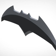 batarang 2 filme batman Super homen 3d impressão modelo bvs Ferramentas coleção réplica cosplay suporte imprimível faça passatempo 3d print model - Mito3D