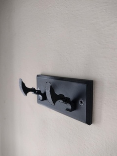 batarang coat rack child batman clothing accessory hanger support decoration room wall hang 3d print model - Mito3D