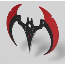 batarang gioco di batman arkham knight dc fumetti stampabile stampa film prop cosplay replica bat lama mischia l'arma cavaliere al là 3d print model - Mito3D