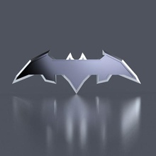 batarang v30 Kunst red hood batman robin jason todd cosplay logo emblem 3d print model - Mito3D