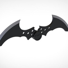 batarang video gioco Batman arkham città pipistrello replica giocattolo Stampa stampabile cosplay Fai eroe collezione stampa puntello passatempo 3d print model - Mito3D