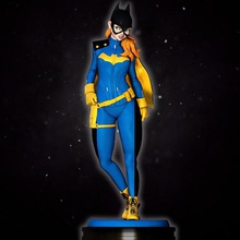 batgirl a arte estátua batman dc quadrinhos 3dprint robin comics 3d print model - Mito3D