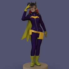 batgirl 3d print model - Mito3D