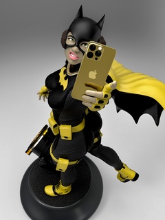 Batgirl 3d print model - Mito3D
