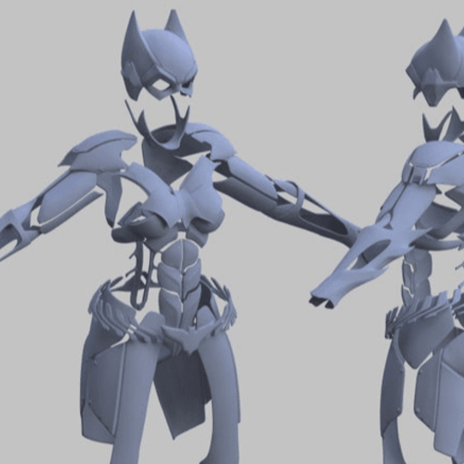 Bati chica armadura cosplay batman dc justicia liga 3D print model - Mito3D