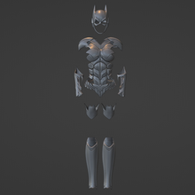 batgirl armor set cosplay 3d print model - Mito3D