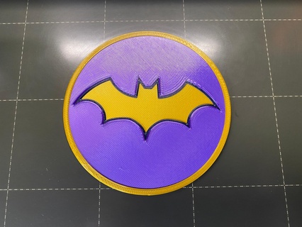 Batgirl Untersetzer Batman Getränk 3d print model - Mito3D