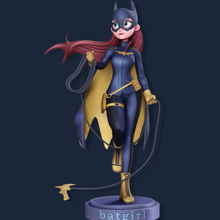 batgirl fanart a arte quadrinhos batman cavaleiro estilizado dc marvel 3d print model - Mito3D