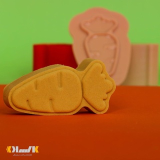 bath bomb mold - carrot Tools easter bunny bathbomb knit cap easter-themed gift 3d print model - Mito3D