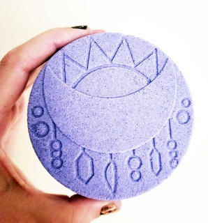 baignoire bombe moule hybride lune Soleil talisman cœur cristal sorcière 3d print model - Mito3D