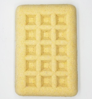 bath bomb mold hybrid rectangle waffle pretend food silly 3d print model - Mito3D