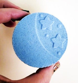 bath bomb mold hybrid small moon stars mould night sky shower steamer cute cartoon 3d print model - Mito3D
