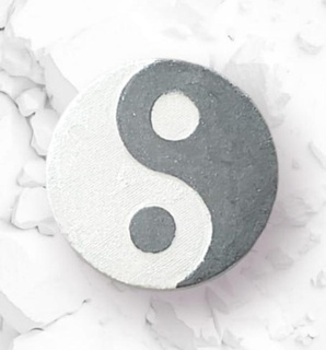 bañera bomba molde híbrido ying yang símbolo yin 3d print model - Mito3D