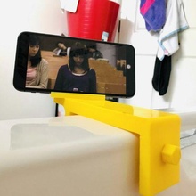baignoire tourner téléphone titulaire soutien gadget iphone samsung supporter détendre films Pomme nintendo commutateur 3d print model - Mito3D