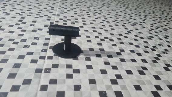 bath towel hanger bathroom 3d print model - Mito3D