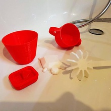 juguetes de baño juego juguete la bañera niño molino embudo copa tortuga barco 3d print model - Mito3D