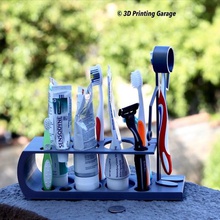 bathroom arranger toothbrush holder version2 home household 3d print model - Mito3D