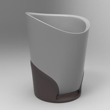 Badezimmer-cup home Zahnbürste vectary 3d print model - Mito3D