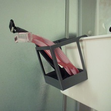 bathroom jar home razor pot house water hang up shower storage 3d print model - Mito3D