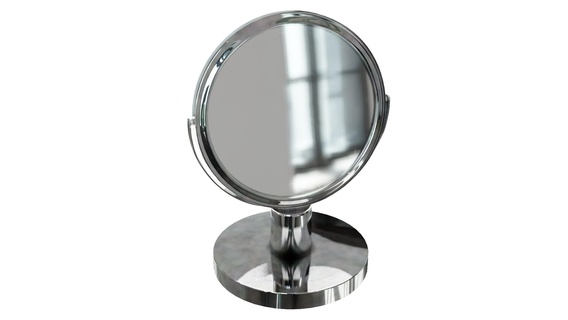 baño espejo 3d modelo mueble stl cromo pie comprar bienes pequeña licuadora modelos 3d print model - Mito3D