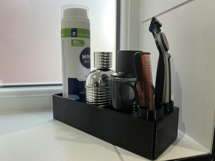 baño ordenado afeitado hogar casa Gillette maquinilla afeitar 3d print model - Mito3D
