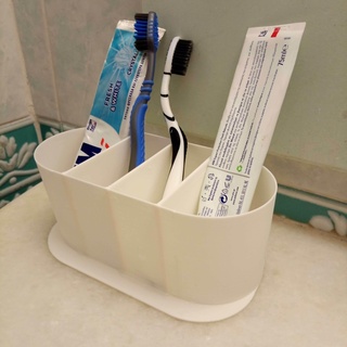 bathroom toothbrush toothpaste holder Home nad home 3d print model - Mito3D