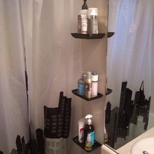 bathroom tray basket diy improvement shower soap dish 3d print model - Mito3D