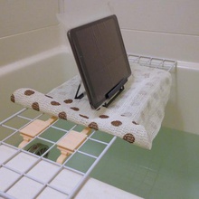 bathtub caddy using wire mesh panel home 3d print model - Mito3D