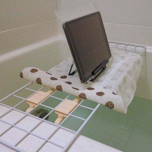bathtub caddy wire mesh panel bathroom 3d print model - Mito3D