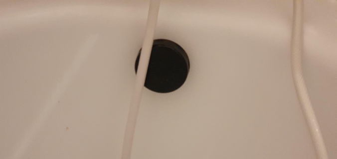 bañera desagüe enchufe gorra botón drenando vaciando 3d print model - Mito3D