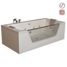 bathtub glass architecture bath decor towel sink bathroom antoniolupi jacob delafon parallel galassia ceramica taps noken mixer crane 3d print model - Mito3D
